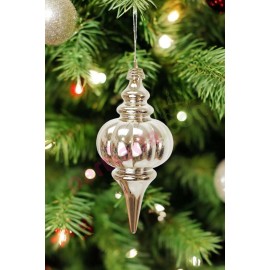 YILBAŞI SÜSÜ SARKIT SU DAMLASI ŞAMPANYA 25X12 CM