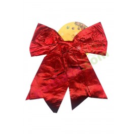 YILBAŞI FİYONK SATEN PARLAK 25 CM KIRMIZI