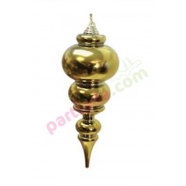 YILBAŞI SÜSÜ PARLAK DEKOR 15 CM GOLD AS6860