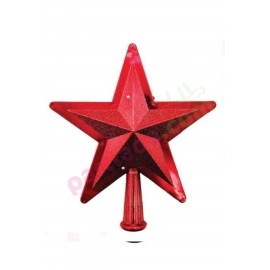 YILBAŞI AĞAÇ TEPELİK KABARTMALI 16 CM KIRMIZI1