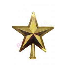 YILBAŞI AĞAÇ TEPELİK KABARTMALI 16 CM GOLD