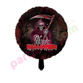 HALLOWEEN YUVARLAK ORAK FOLYO BALON 45X45 CM