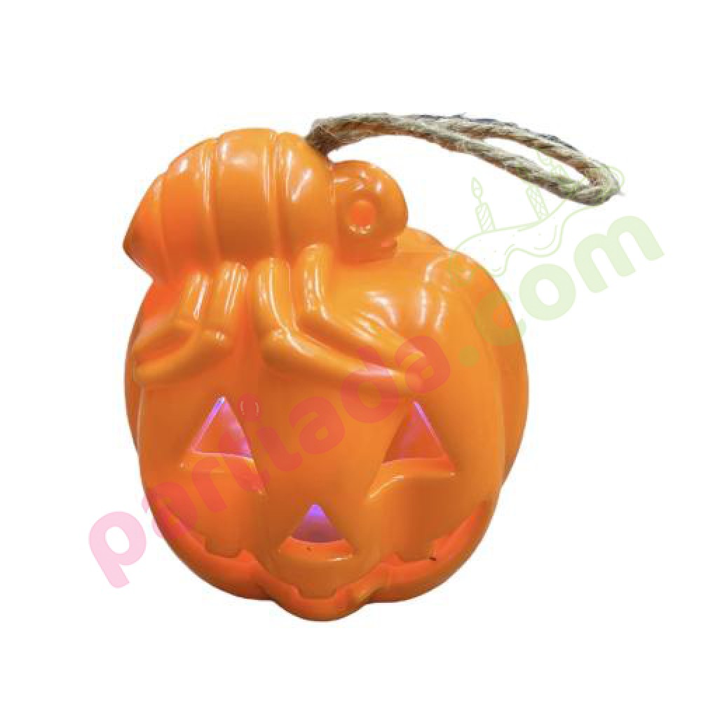 ASMALI BALKABAĞI LED MUM 8X8 CM