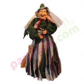 HALLOWEEN AYAKLI CADI SESLİ HAREKETLİ YEŞİL HLW-23452