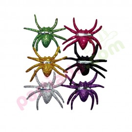 HALLOWEEN SİMLİ ÖRÜMCEK 6 LI KARIŞIK RENK