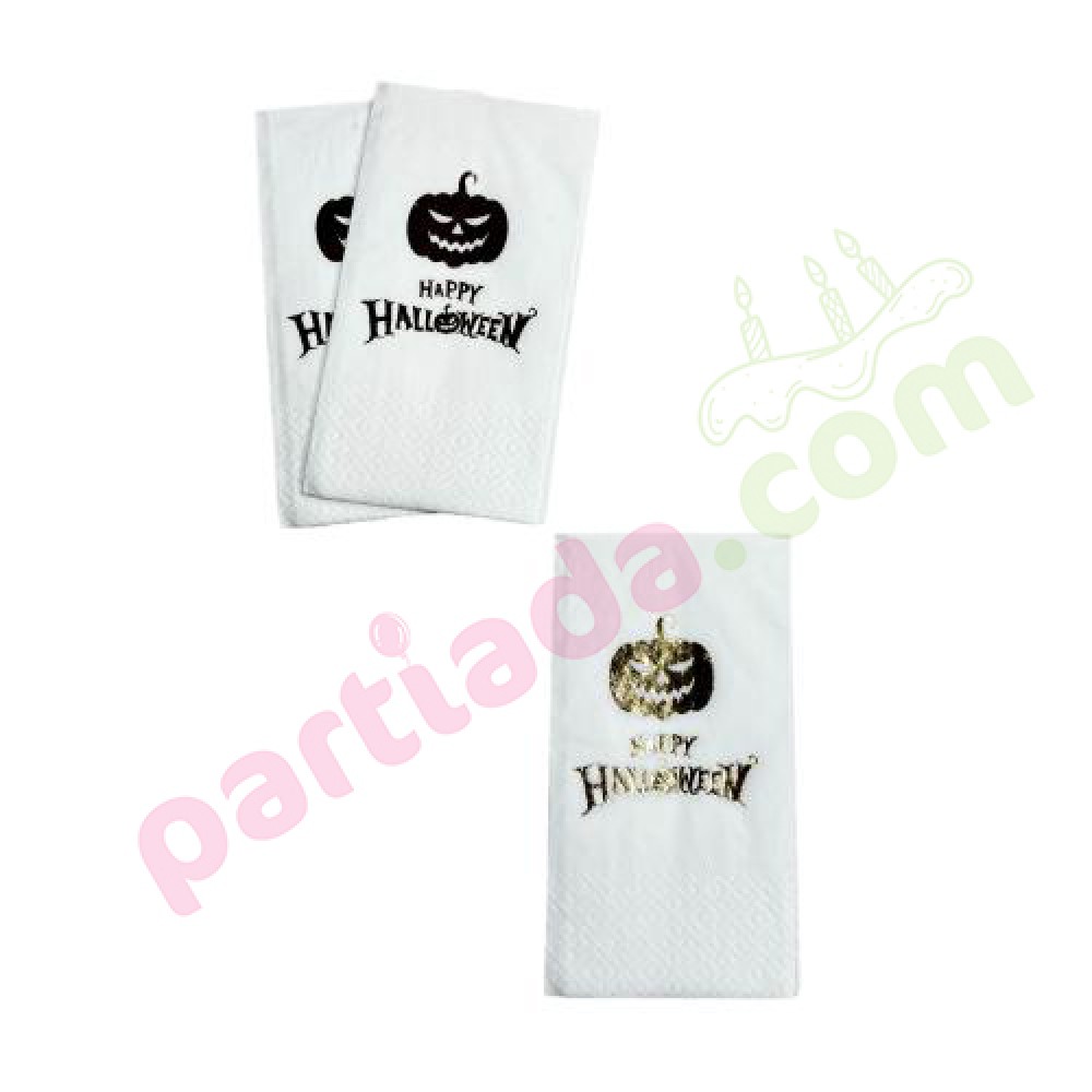 HAPPY HALLOWEEN KATLAMA PEÇETE VARAKLI 16 LI