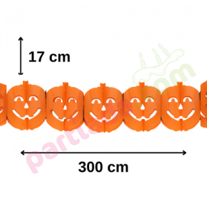 BALKABAĞI KAĞIT SÜS TURUNCU 3 METRE HLW-PRT/MIX