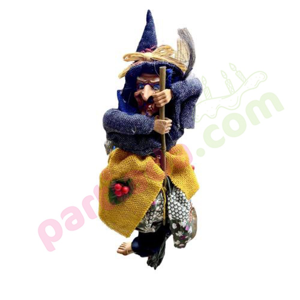 HALLOWEEN ASKILI CADI SENSÖRLÜ SESLİ IŞIKLI 45 CM