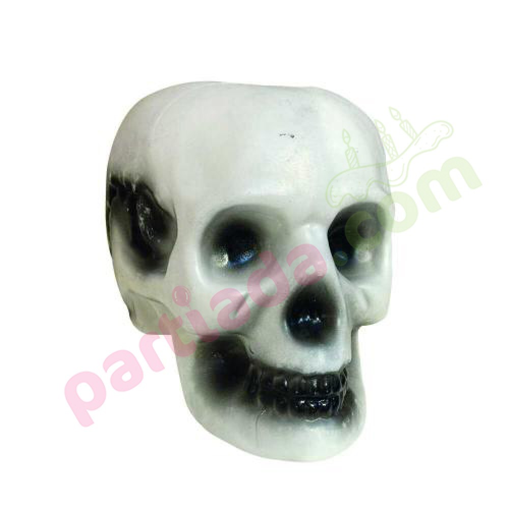 HALLOWEEN KURU KAFA FİGÜR BEYAZ 14 CM HLW-2216/B