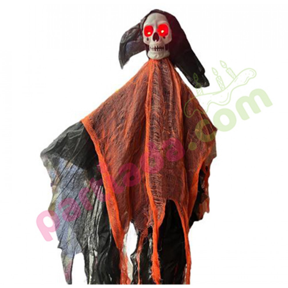 SESLİ KORKULUK 90 CM TURUNCU TÜLLÜ