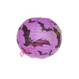 HALLOWEEN BALON FENER MOR YARASALI 25 CM