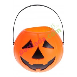 HALLOWEEN BALKABAĞI KOVA 6 CM ADET