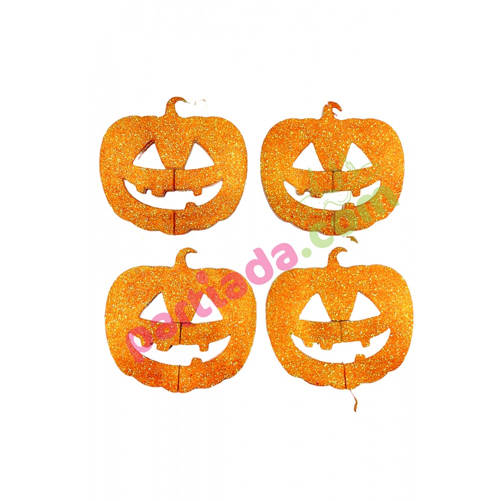 HALLOWEEN STRAFOR BALKABAĞI 14 CM 4 LÜ