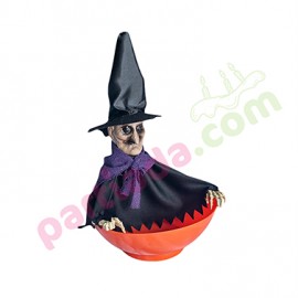 HALLOWEEN ŞEKER KOVASI CADI FİGÜRLÜ PİLLİ