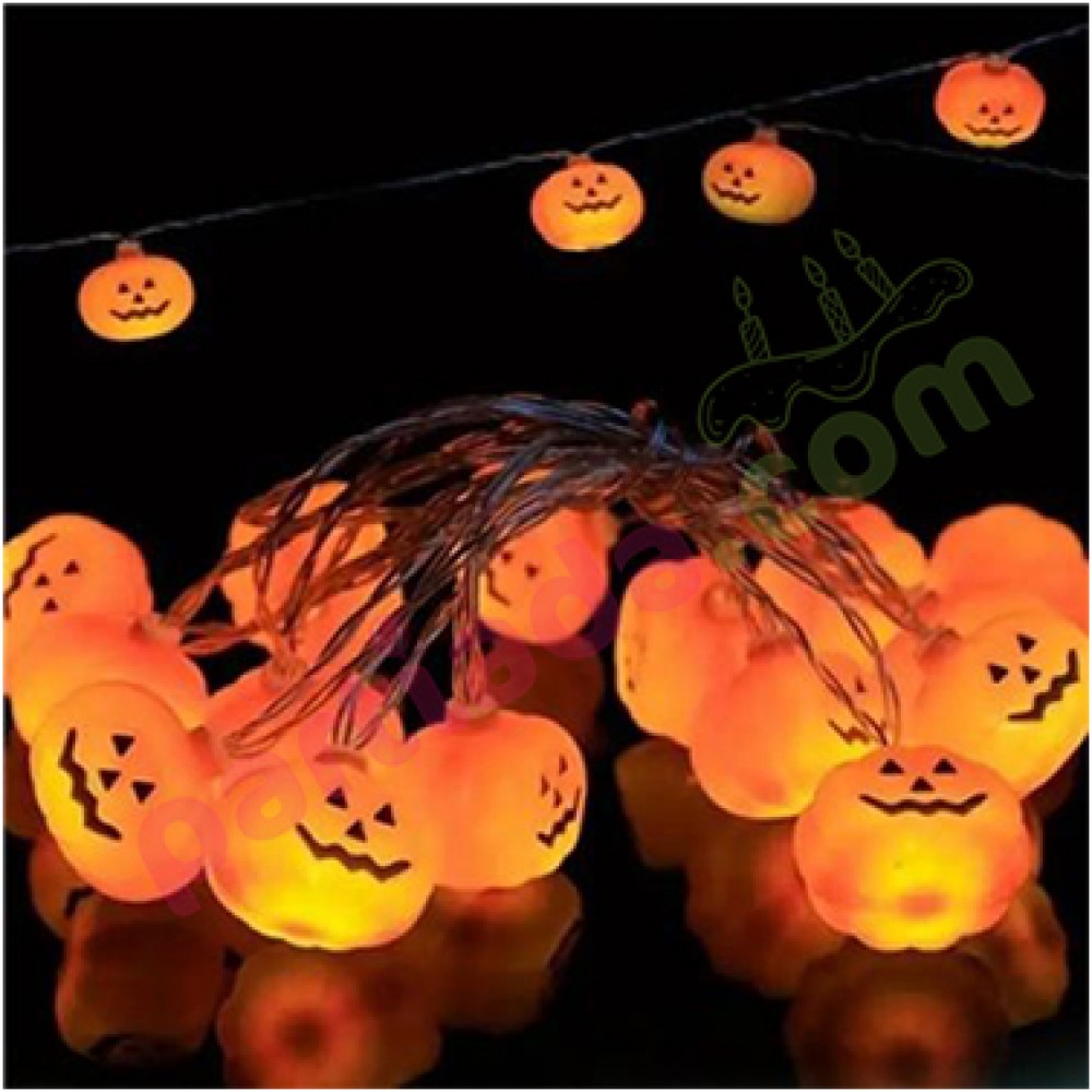 BALKABAĞI PİLLİ LED IŞIK 10 AMPÜL 195 CM