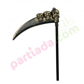 HALLOWEEN PLASTİK ORAK 95 CM GOLD