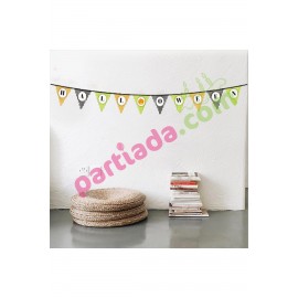 HALLOWEEN KABAK TEMALI FLAMA BANNER 3 MT