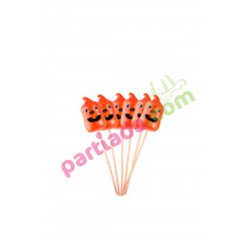 HALLOWEEN BALKABAĞI STICK 6 LI