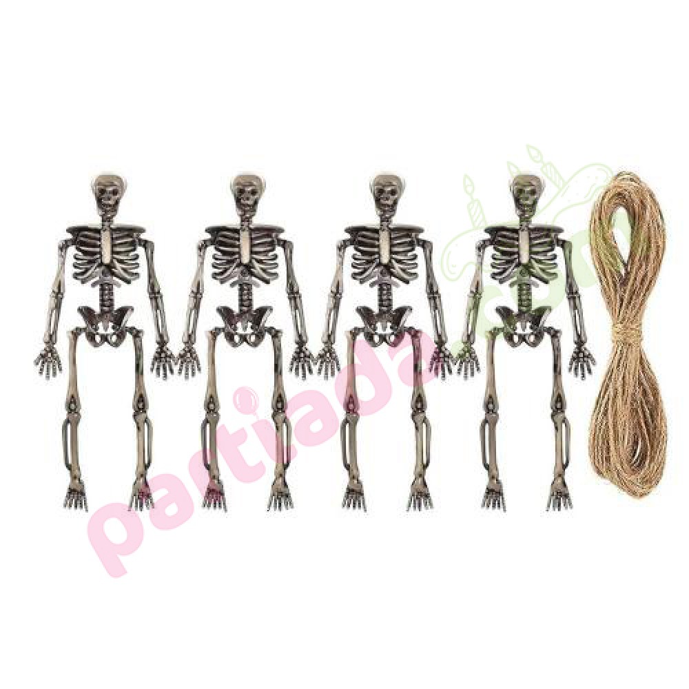 HALLOWEEN İSKELET 4 LÜ HLW-24279
