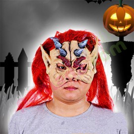 LATEKS YARIM YÜZ MASKE SAÇLI HOBBİT