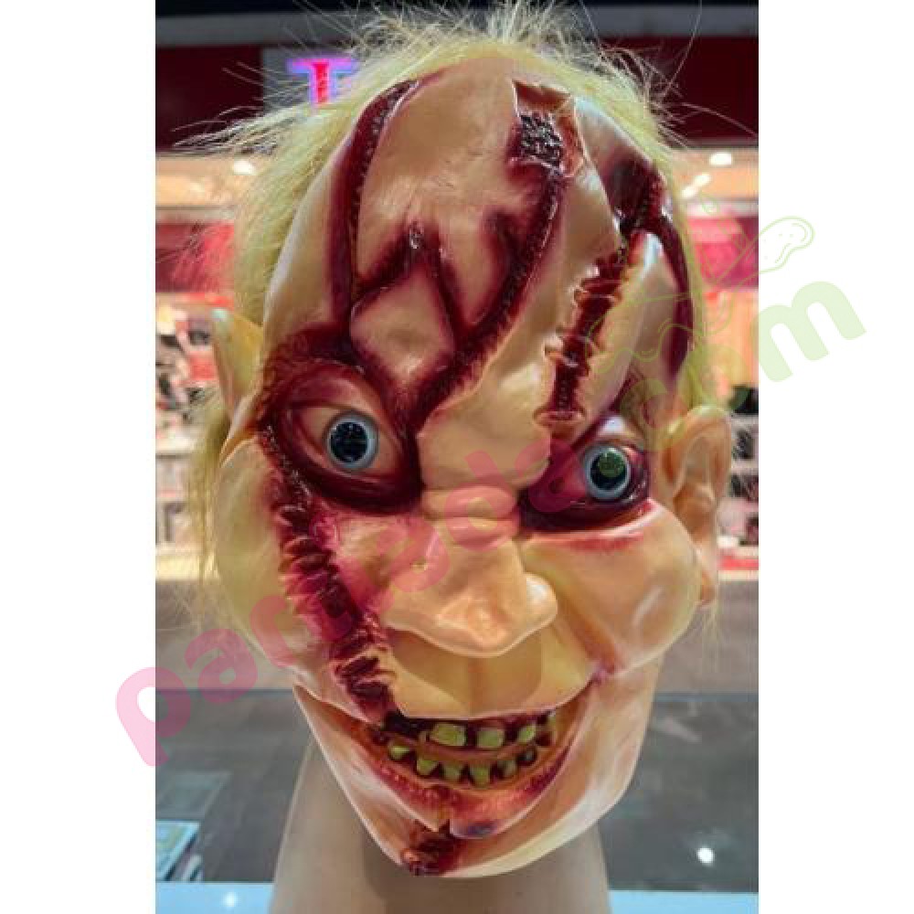 YARALI YÜZ MASKE TAM YÜZ GEÇMELİ