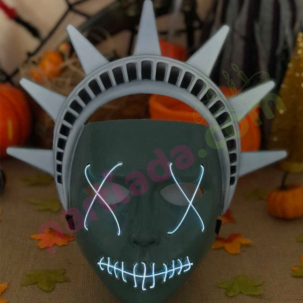 ÖZGÜRLÜK HEYKELİ IŞIKLI MASKE