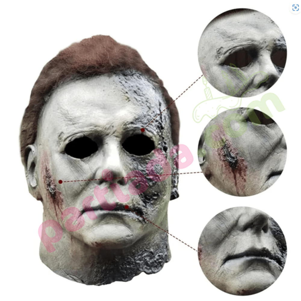 LATEKS MICHAEL MYERS MASKESİ TAM YÜZ LÜKS