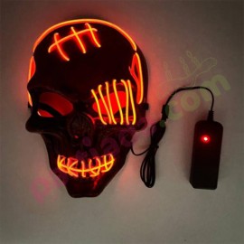 KURU KAFA NEON MASKE TURUNCU