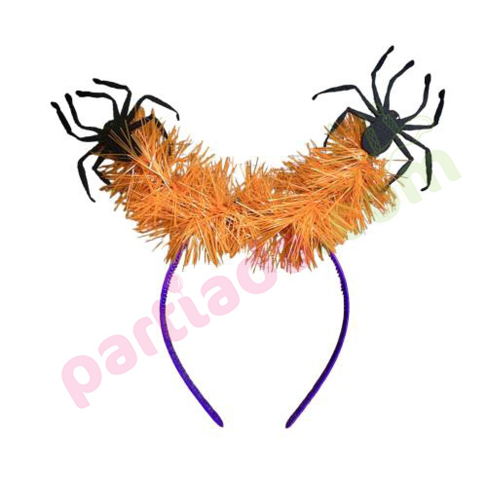 HALLOWEEN EKO YAYLI TAÇ ÖRÜMCEK MOR