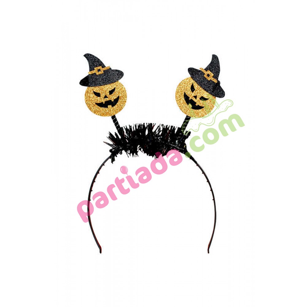 HALLOWEEN TAÇ YAYLI ŞAPKALI BALKABAKLI