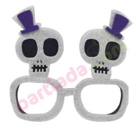 HALLOWEEN ŞAPKALI KURU KAFA GÖZLÜK HLW-23501/MSK..