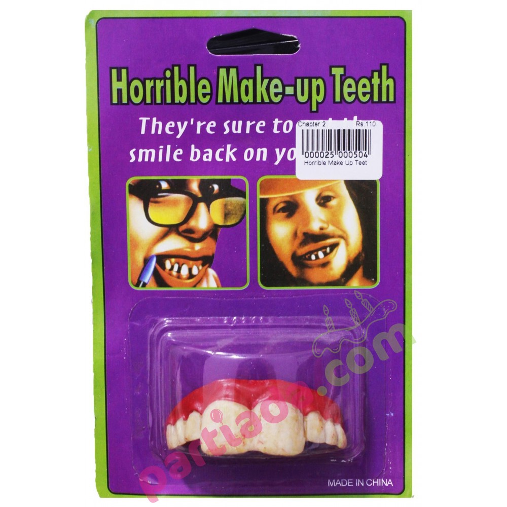 HALLOWEEN TAKMA YAPAY DİŞ İRİ