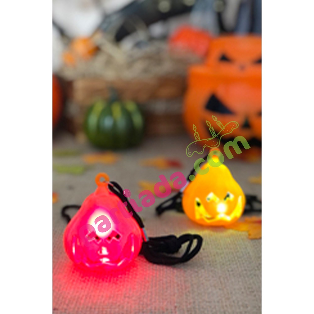 HALLOWEEN BÜYÜK BALKABAĞI IŞIKLI KOLYE