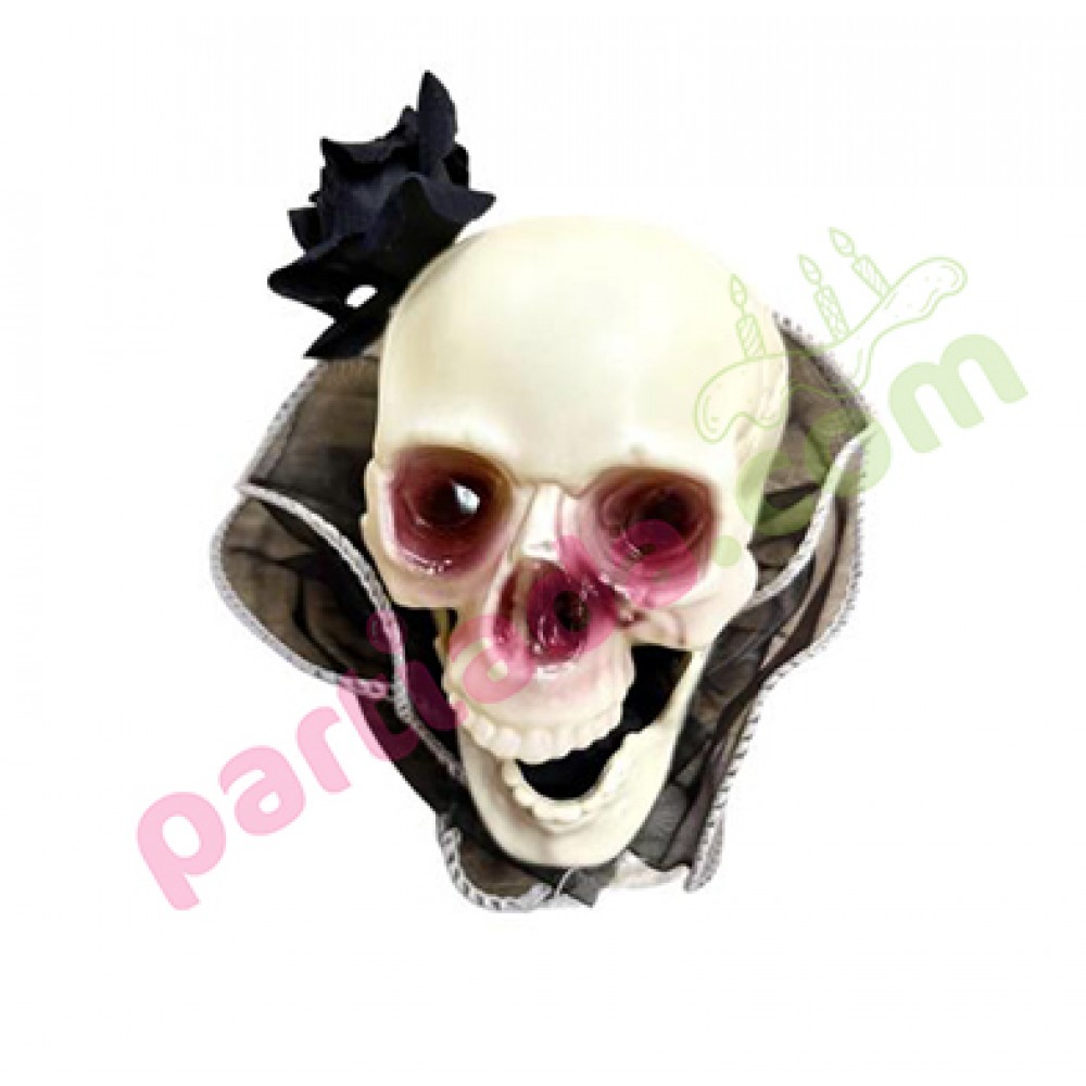 KURU KAFA TOKA SİYAH TÜLLÜ