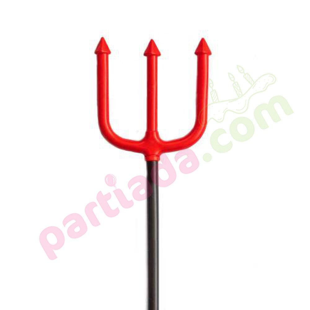 HALLOWEEN ŞEYTAN MIZRAK KIRMIZI 50 CM HLW-24140