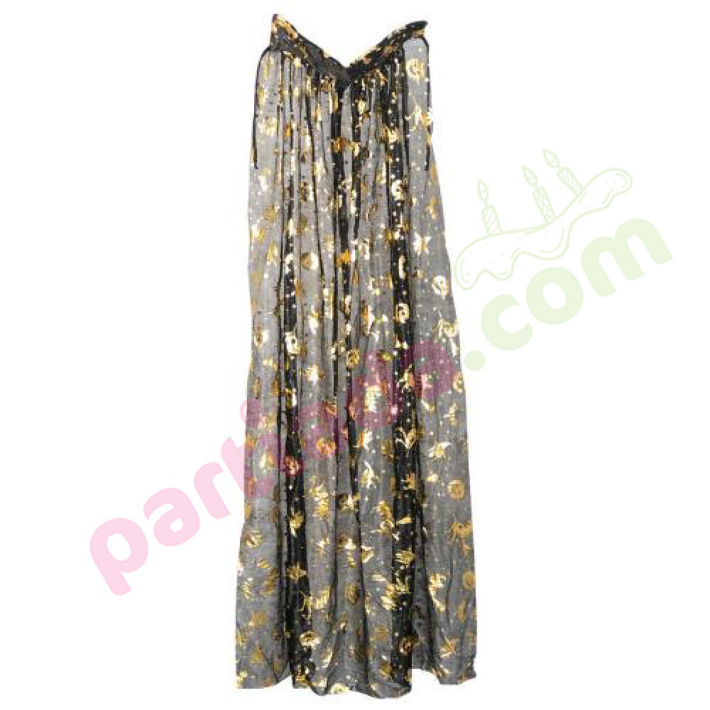 HALLOWEEN BASKILI PELERİN 140 CM GOLD HLW-24245/PLR140