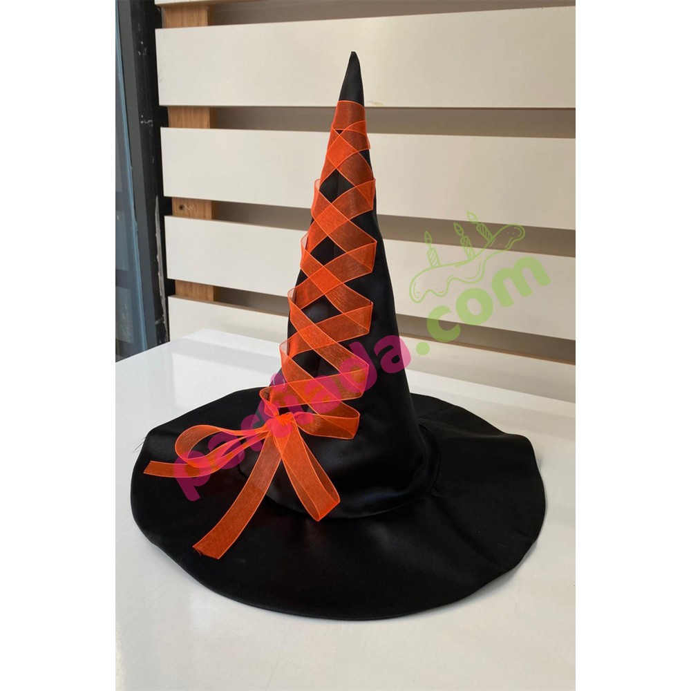 CADI ŞAPKASI TURUNCU KURDELELİ