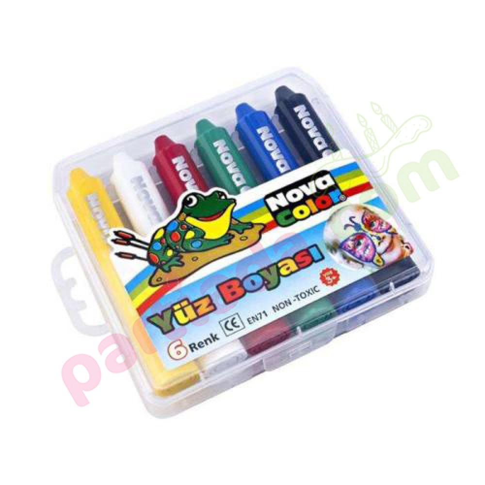 NOVA COLOR YÜZ BOYASI 6 LI